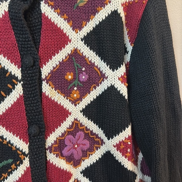 Vintage Grandma Cardigan Sweater - Picture 3 of 7